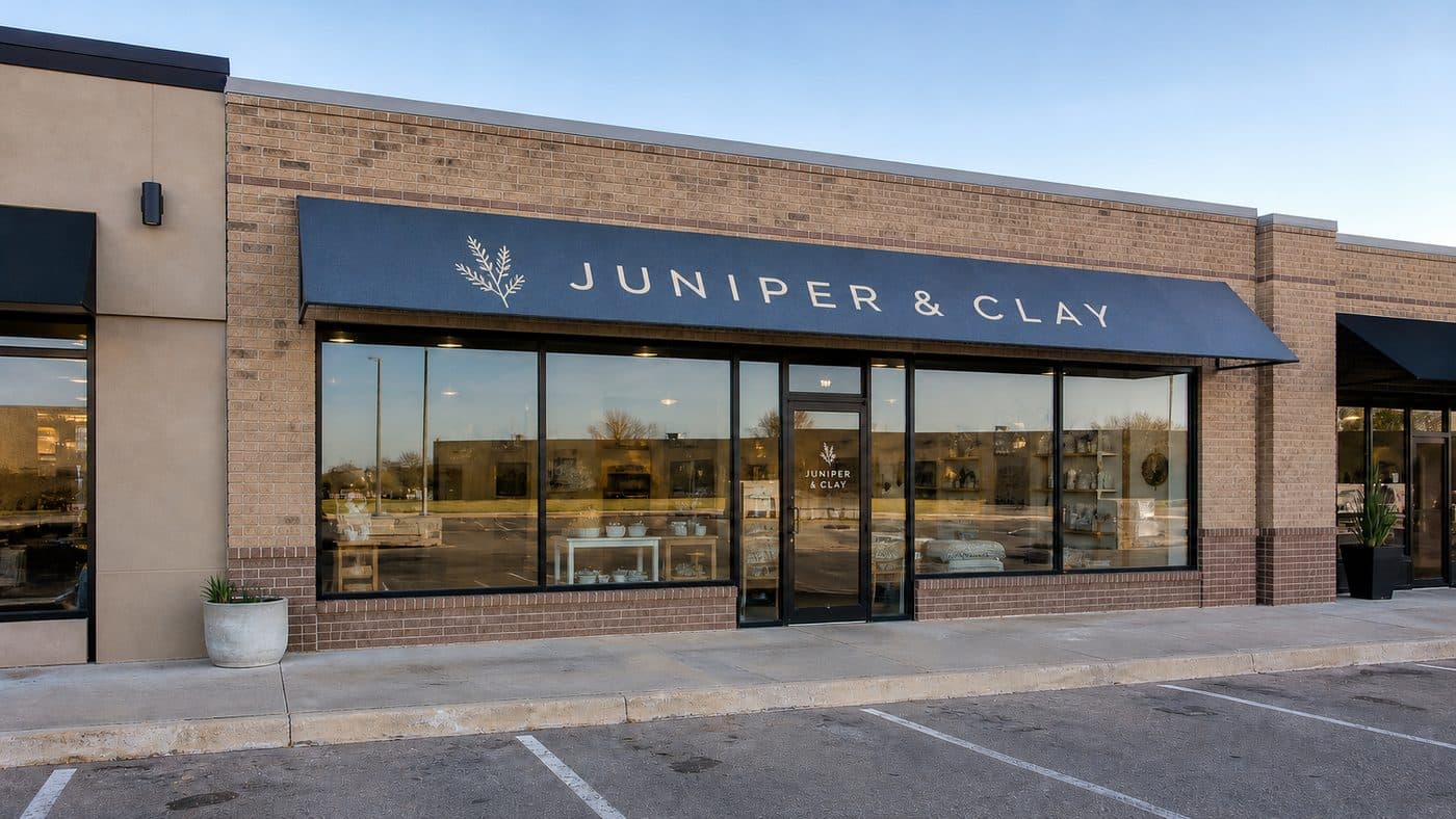 A local storefront